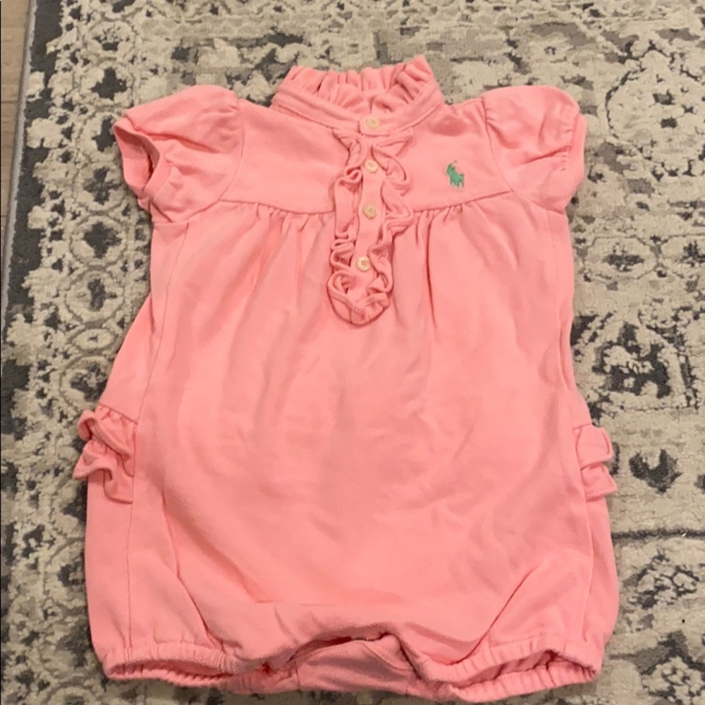 Ralph Lauren Pique Romper